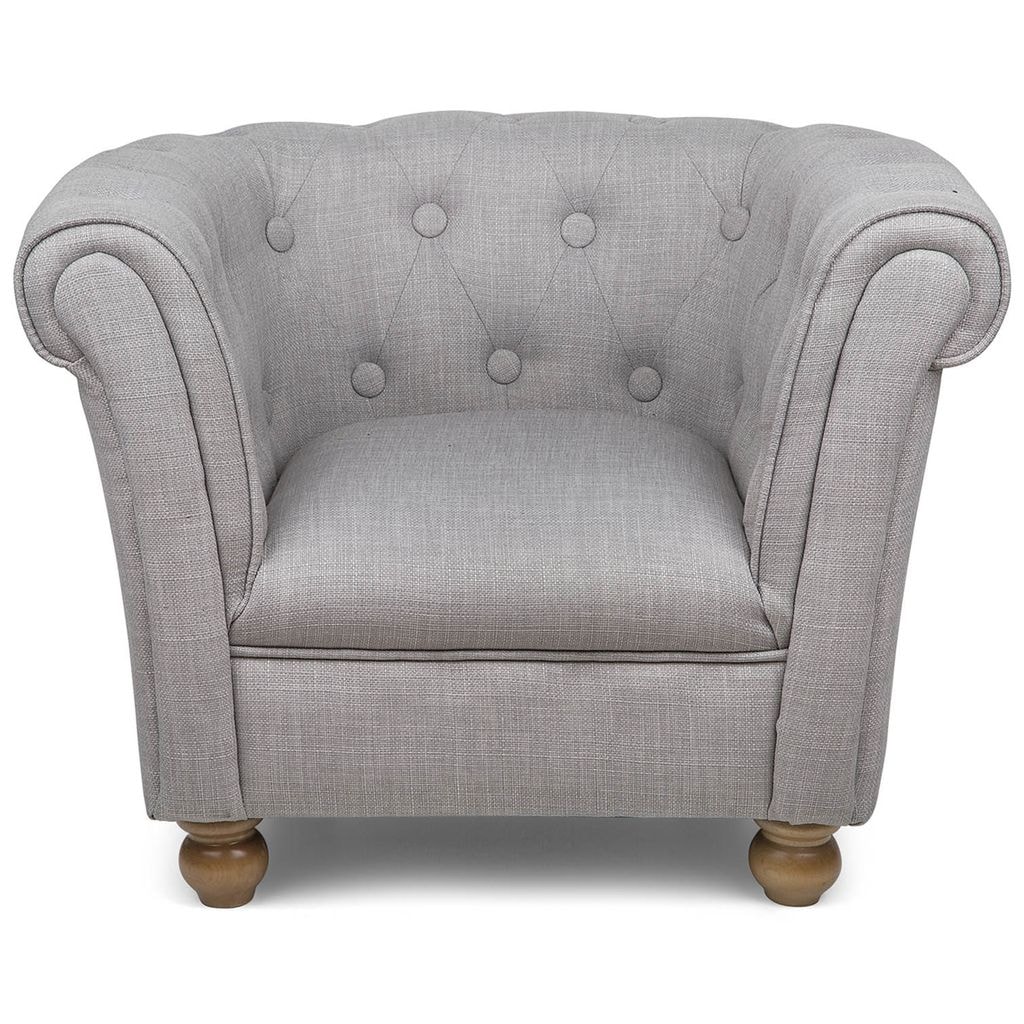 Chesterfield Nojatuoli Harmaa