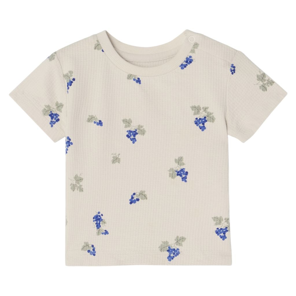 Jersey T-shirt Grapes Ecru