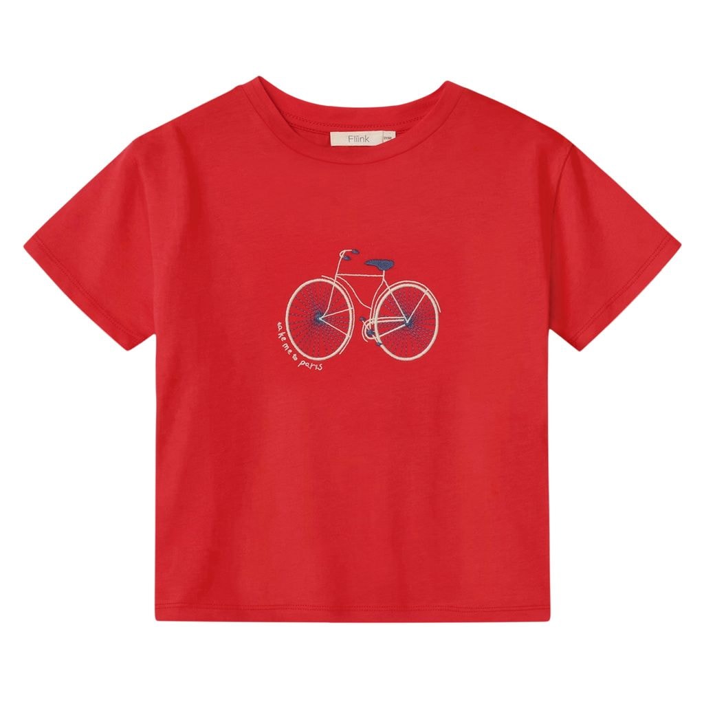 Sommer Bike T-shirt POMPEIAN RED