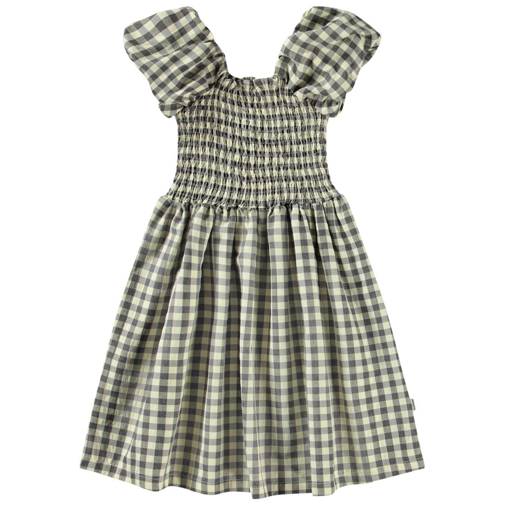 Cherisla Short-Sleeved Dress Sun Check