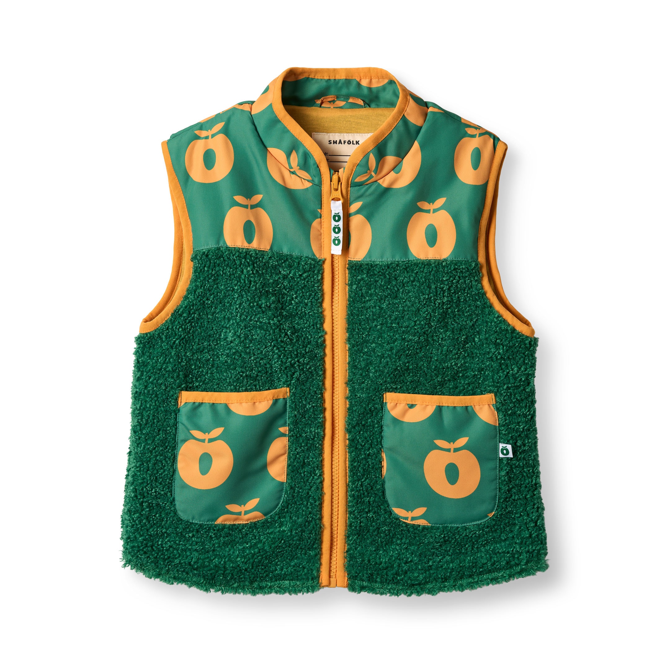 Nero Fleece Vest with Apples Cedar tree