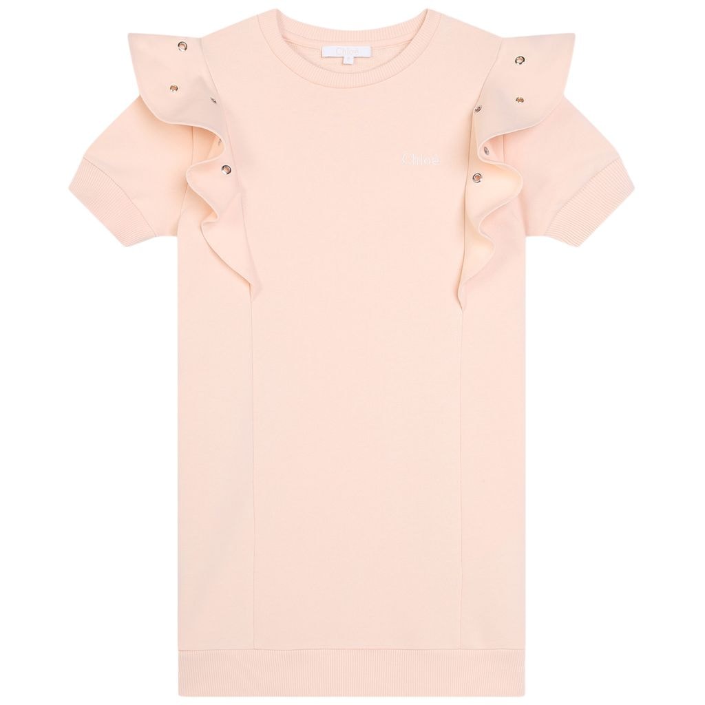Sweat Dress Pale Pink