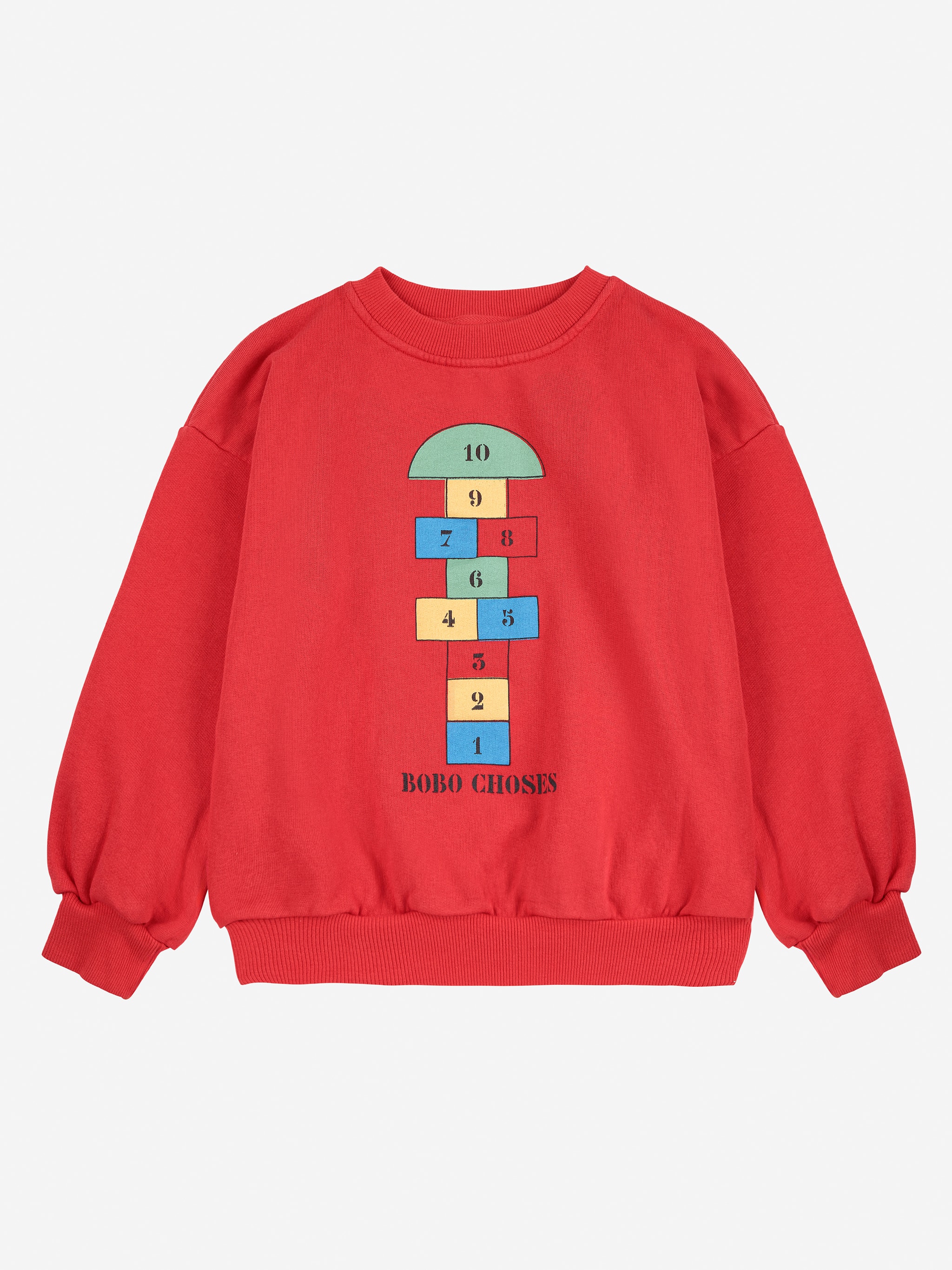 Hopscotch Sweatshirt Red
