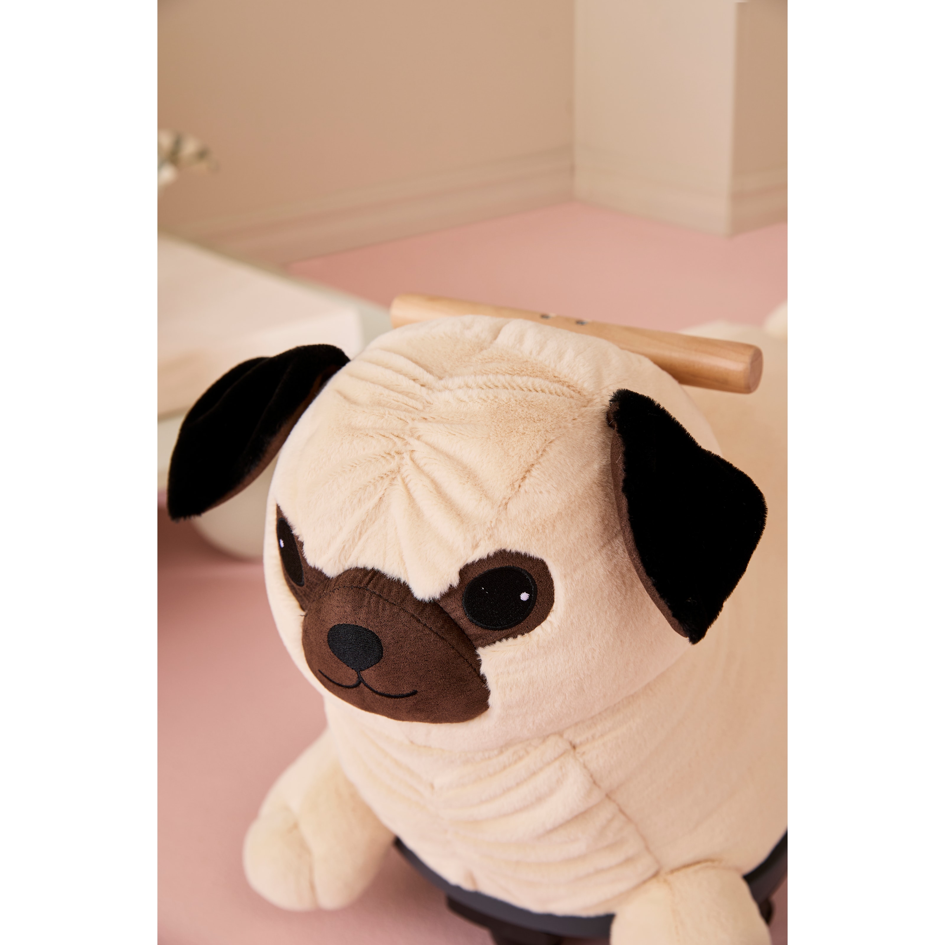The Pug Dog Medkjører-pinne Beige