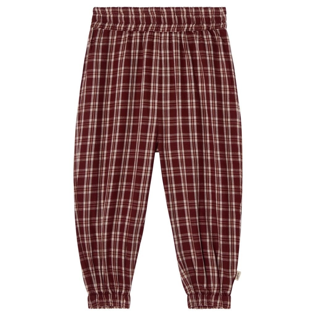 Viggo Christmas sjekk bukser i Red