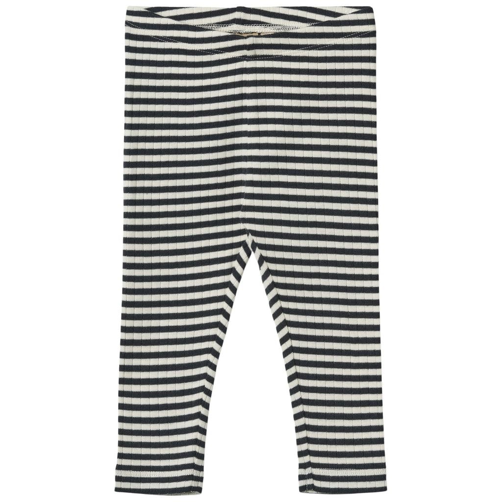 GOTS Jules Leggings I Jersey Navy Rib Stripe