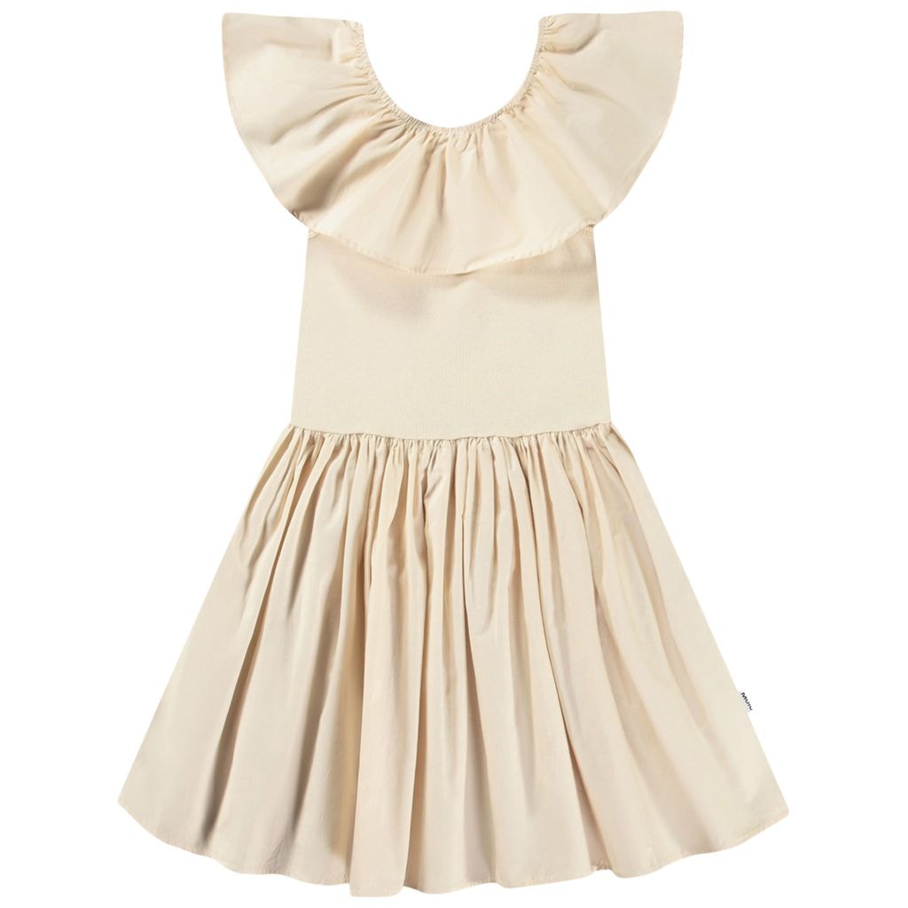 Christal Short Sleeve Dress Brazilian Sand