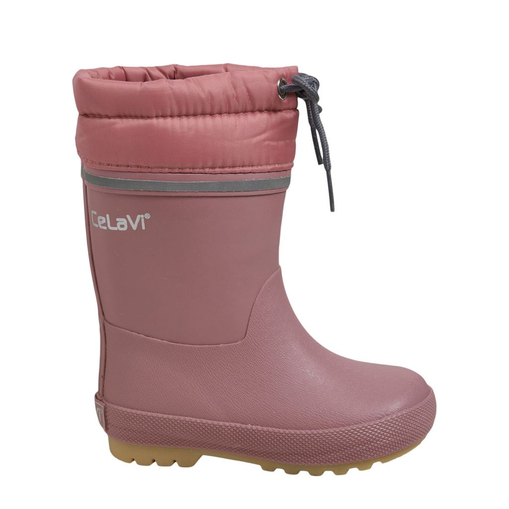 안감이 있는 레인 부츠 Burlwood