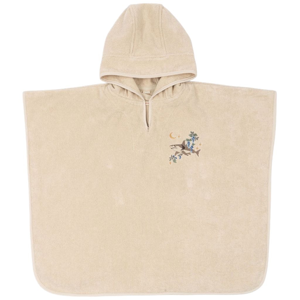 GOTS Terry Poncho Summer Sand
