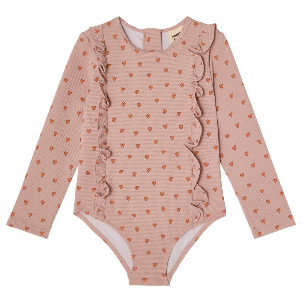 Alma UV-badedragt Apricot Hearts