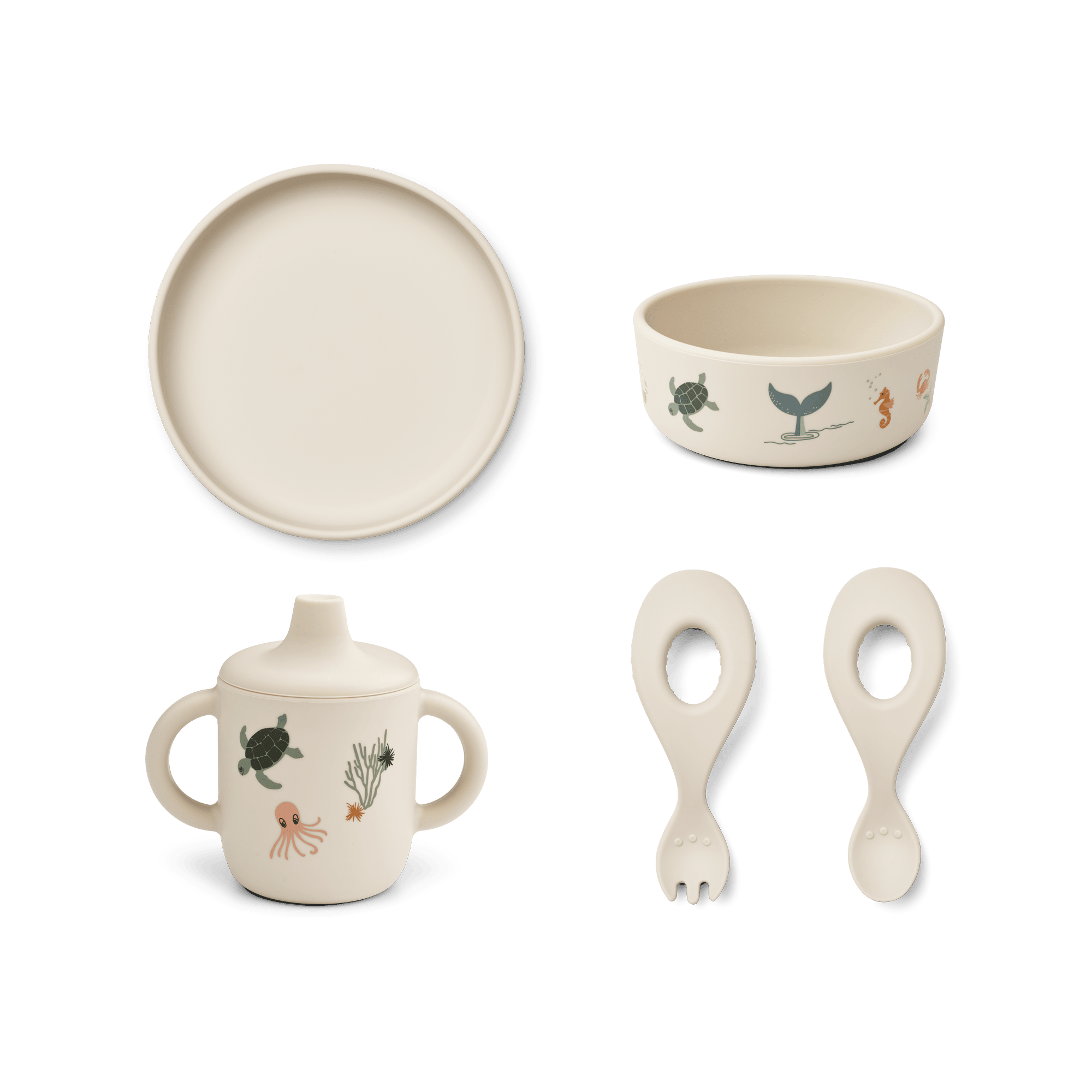 Ryle 인쇄 식기 Sea Creature / Sandy 