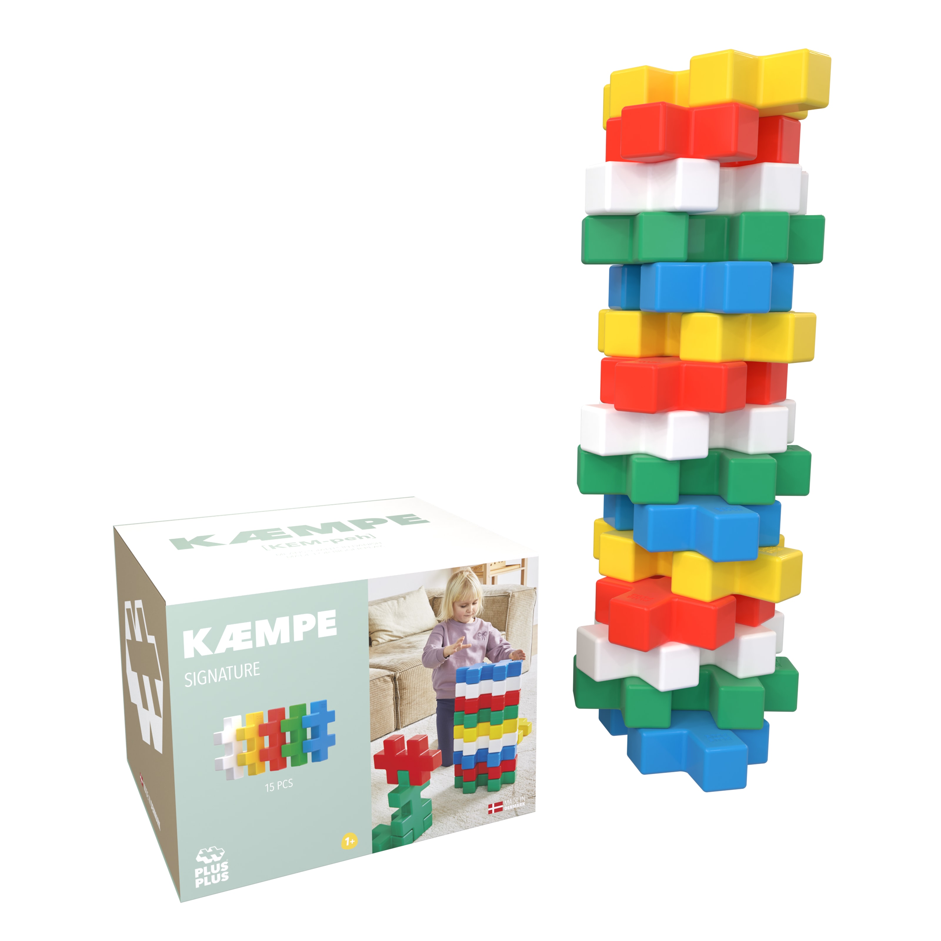 Kæmpe Super-Sized 15-delers Byggesett