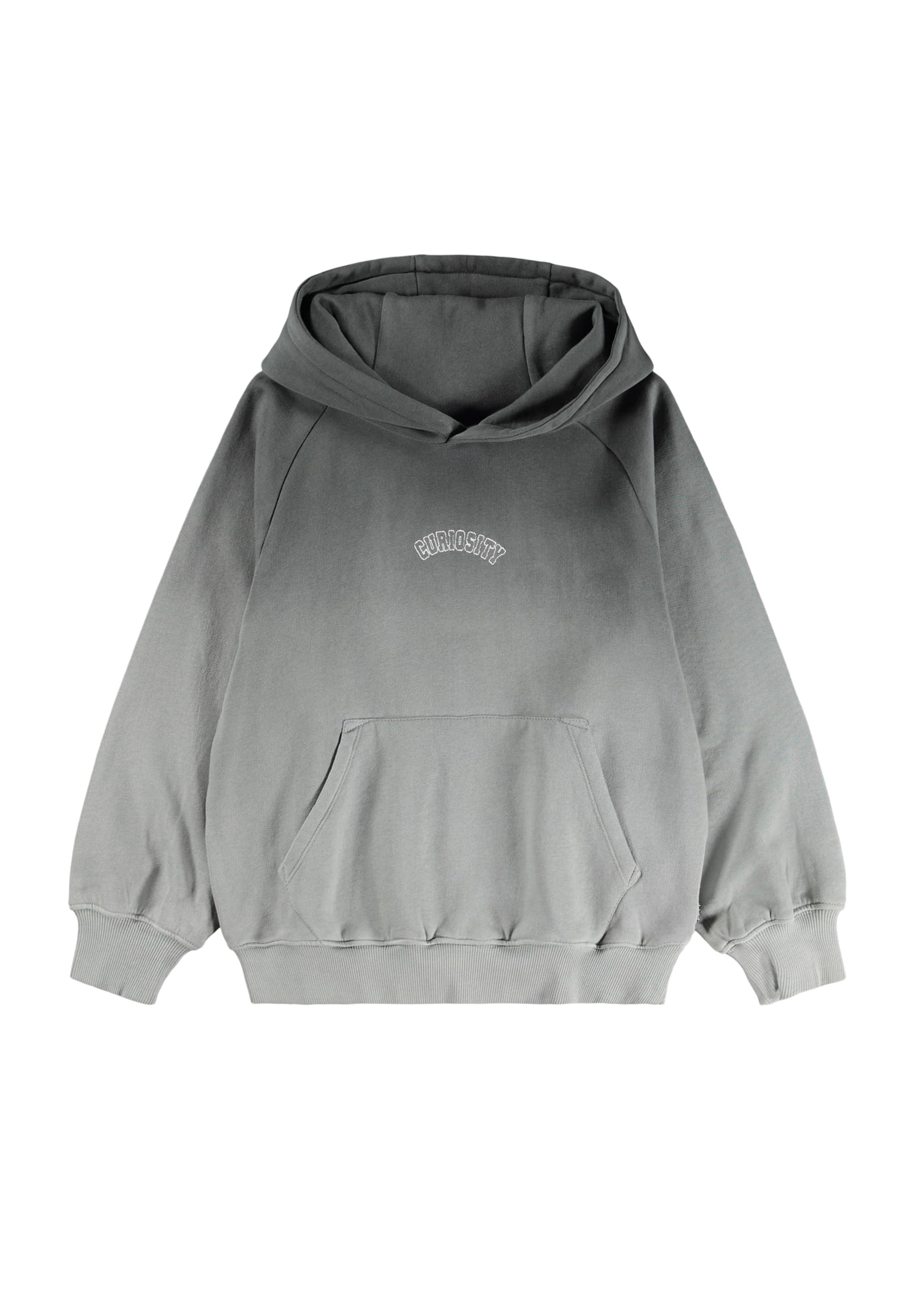 Mic Huvtröja Storm Grey Dip Dye