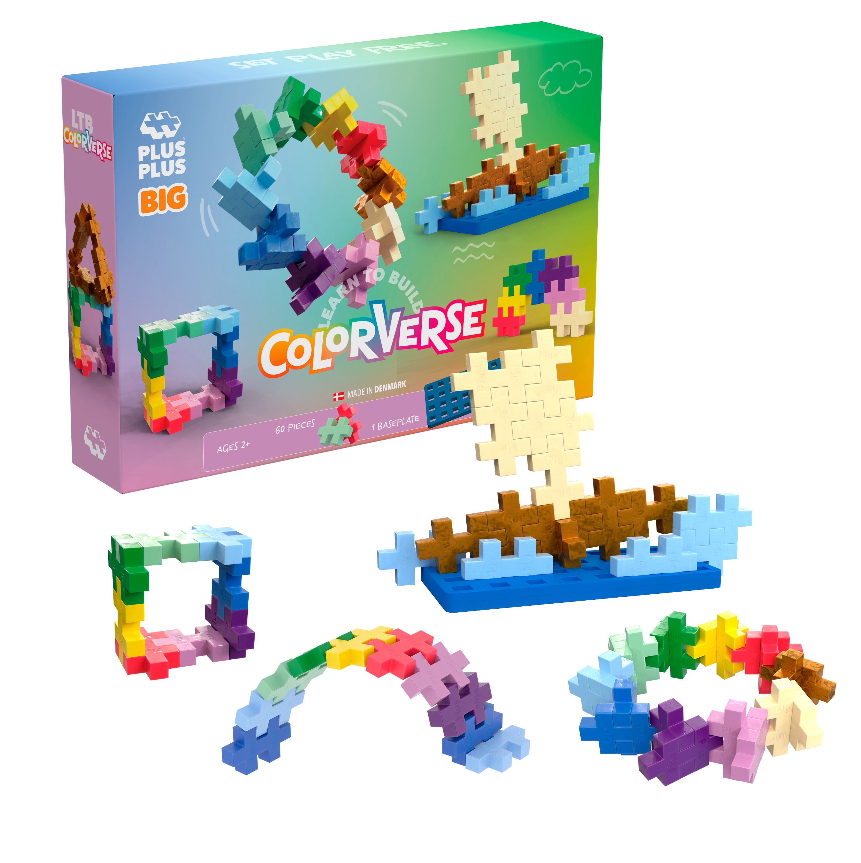 BIG Learn to Build - Colorverse - 60 pcs