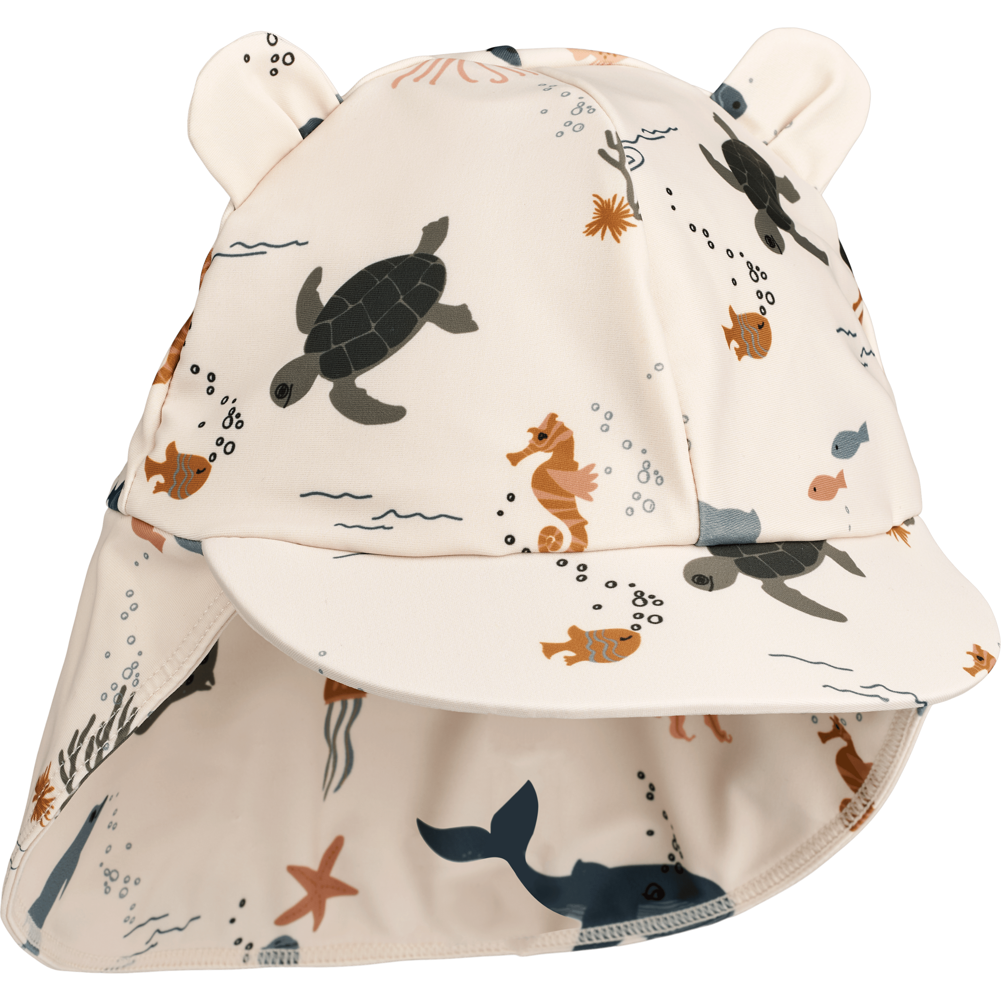 Senia Sun Hat With Ears Sea Creature / Sandy 