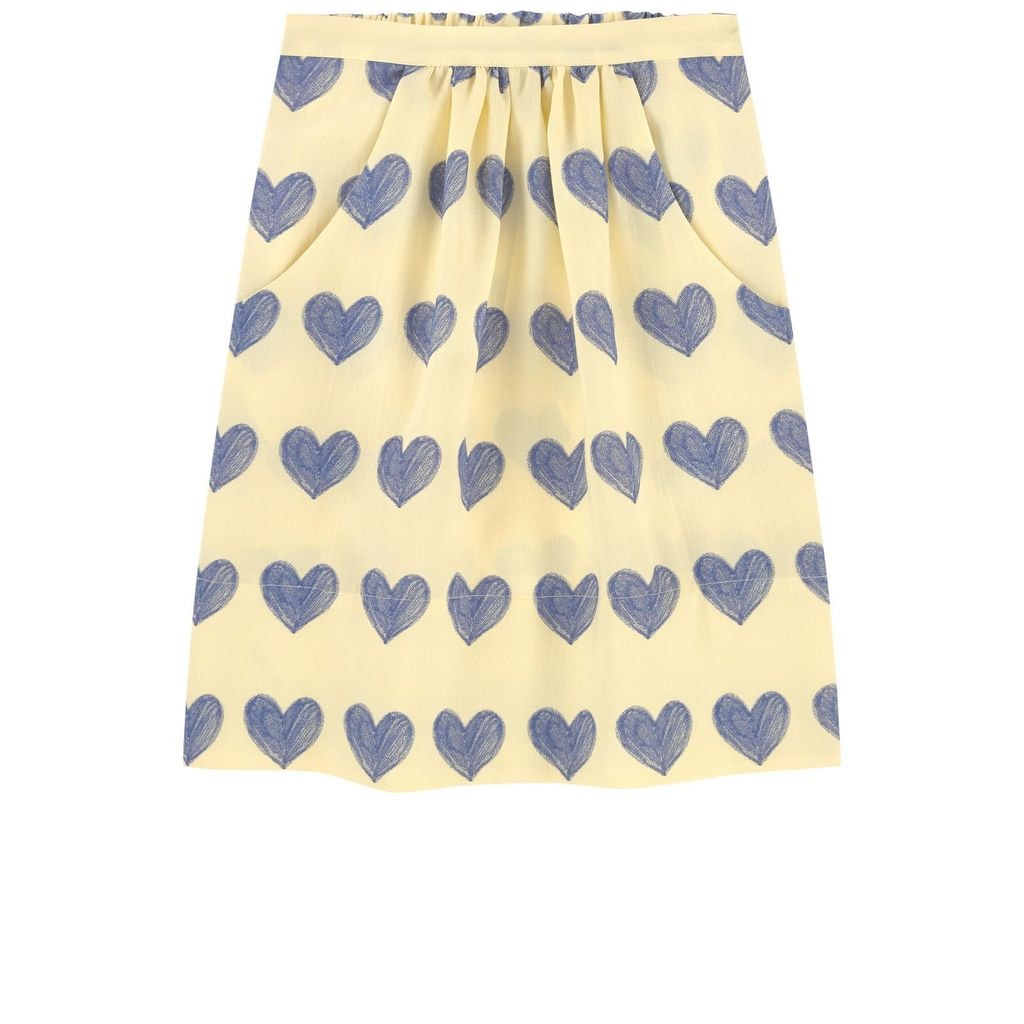 Sow Skirt Yellow Hearts