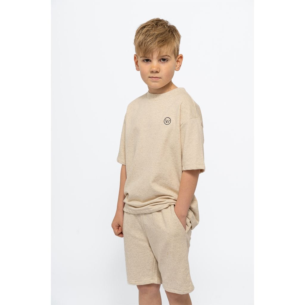 Norvalde Sweat Tee Oatmeal Melange