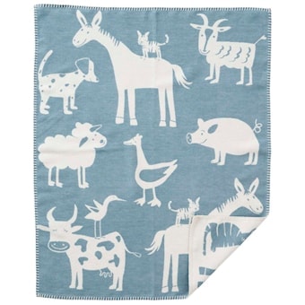 Farm Blanket Blue