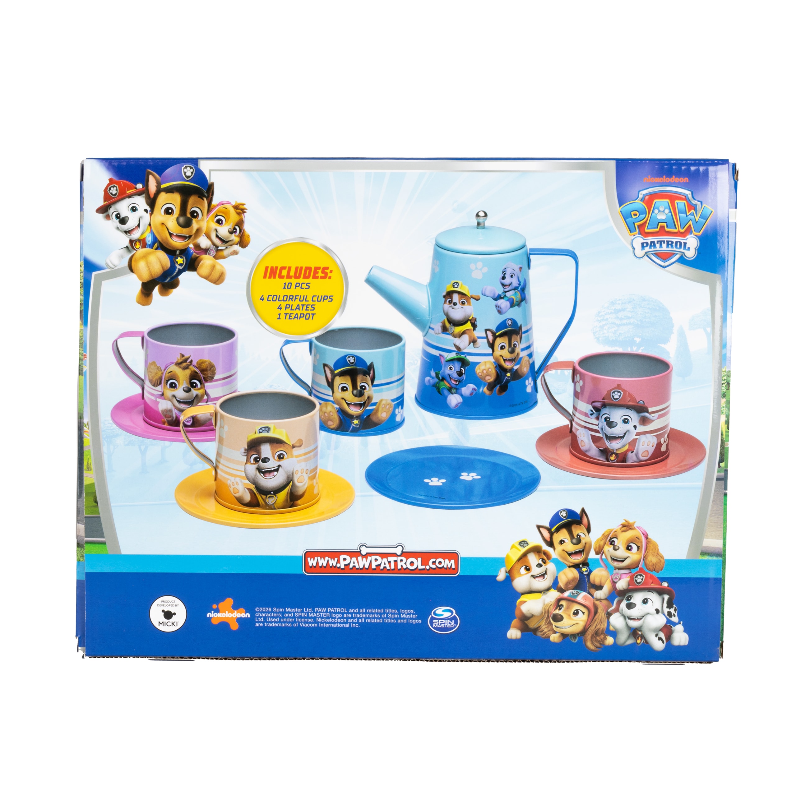 Paw Patrol Leketøysfat Set Multicolor
