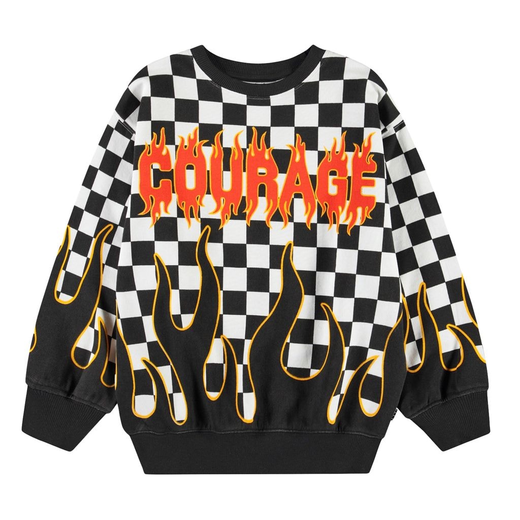 Monti Sweatshirt Check On Fire