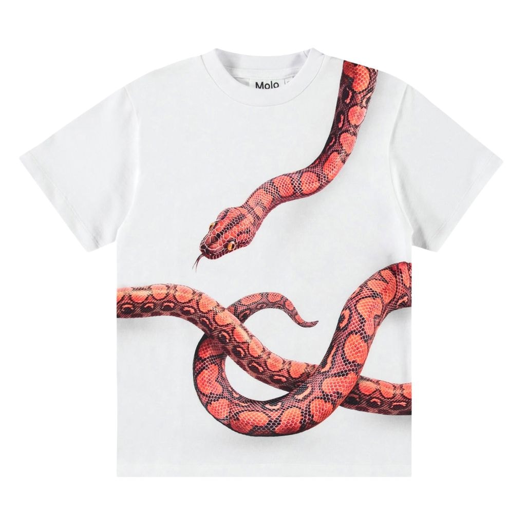 Rubin Short Sleeve T-Shirt Red Snake