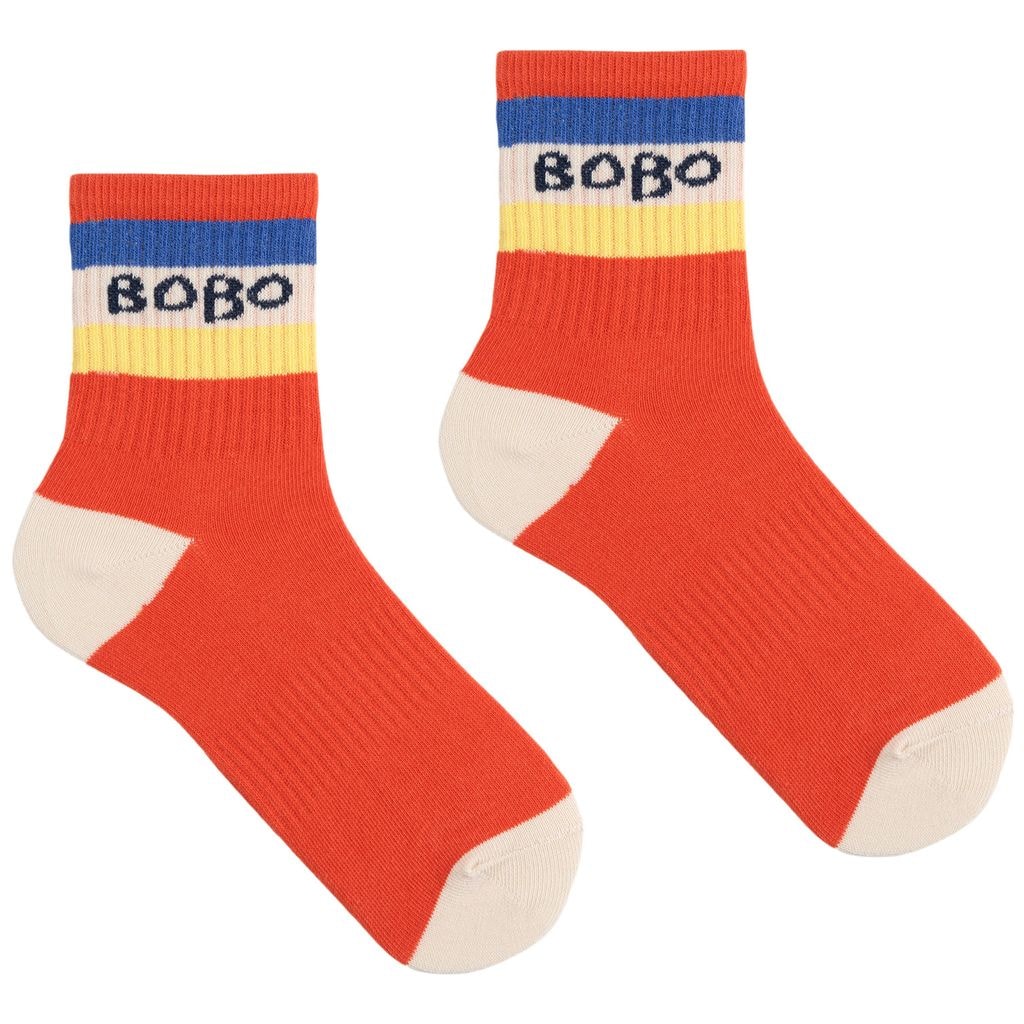 Bobo Choses Color Block Socks Red