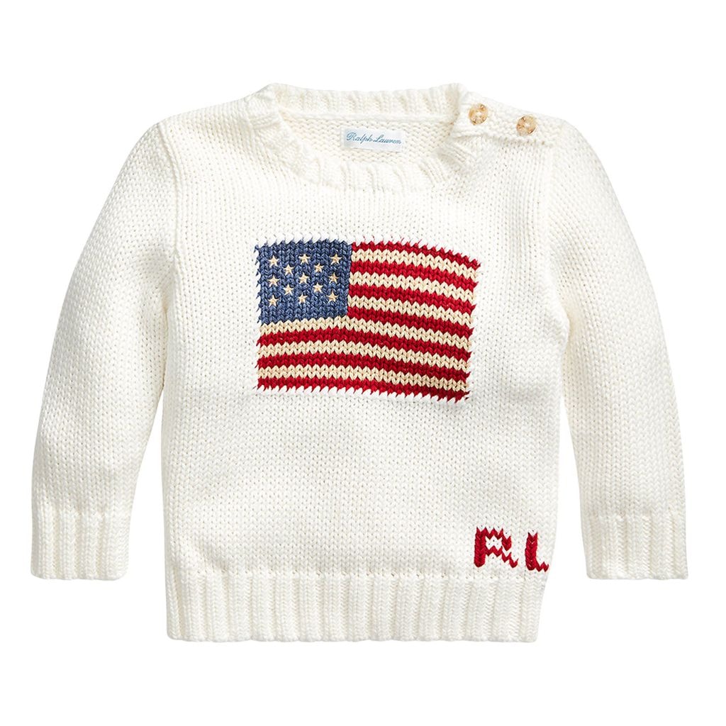 The Iconic Flag Knitted Baby Sweater Nevis
