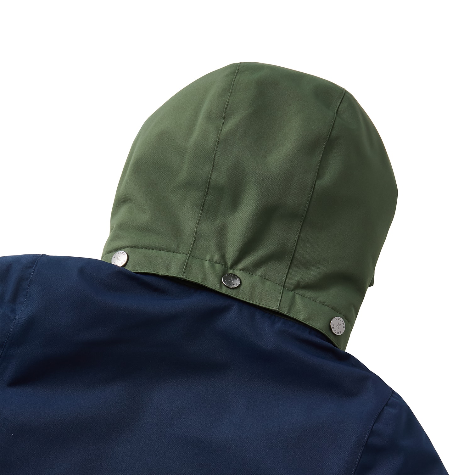 Sarek Vinterjakke Navy Forest Green Blocking