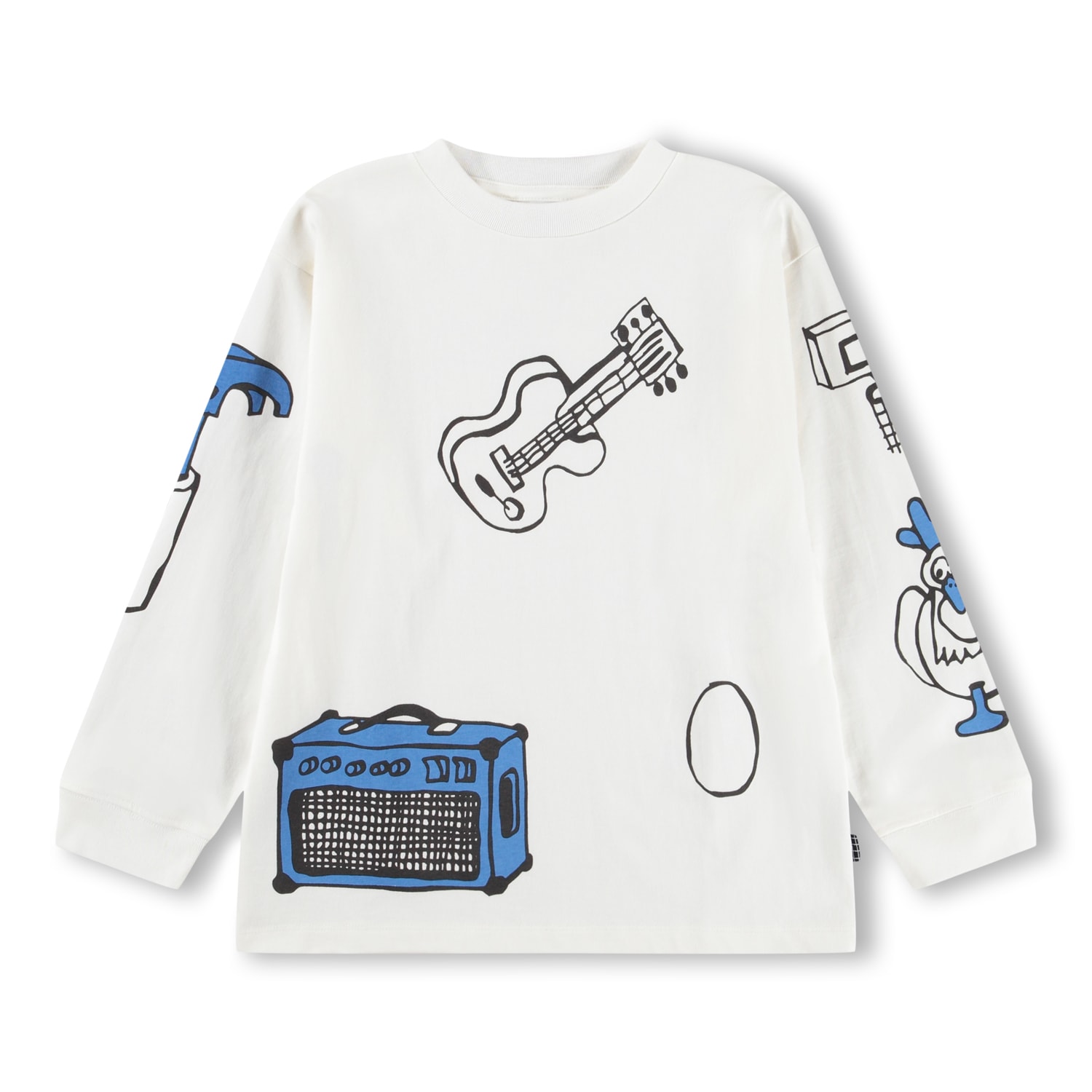 GOTS Rube Langærmet T-shirt Daylight White 