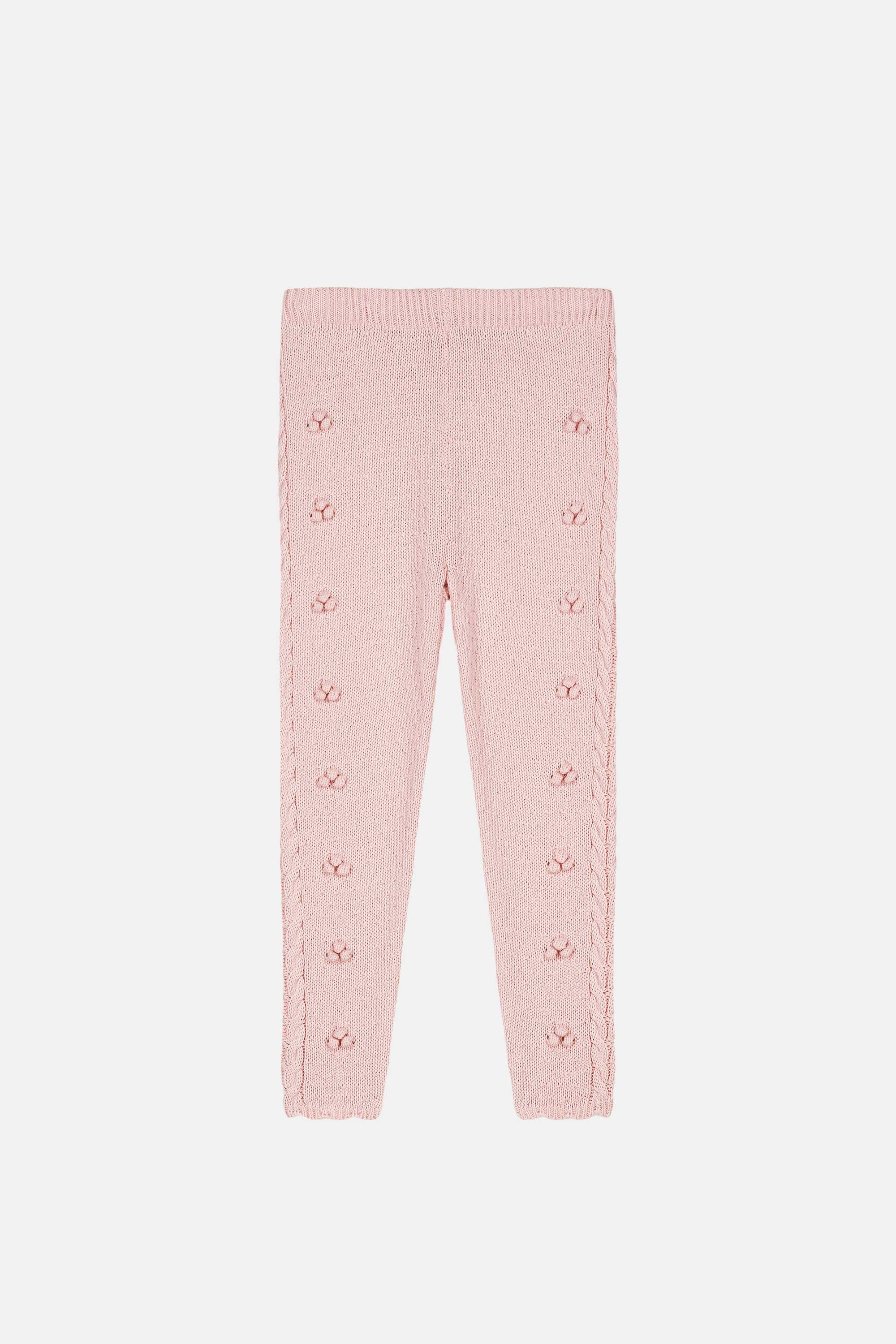 Molda Knitted Leggings Blush