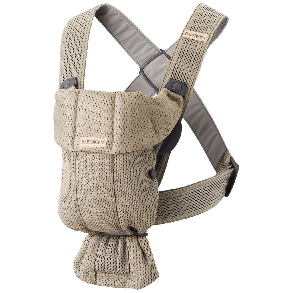 Mini 3D Mesh Vauvan Kantolaukku Grey Beige