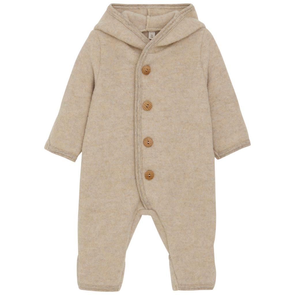 Pram Suit Pixie Wool Camel Melange