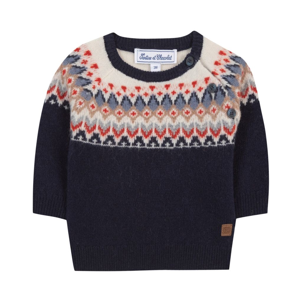 Wool Sweater Navy