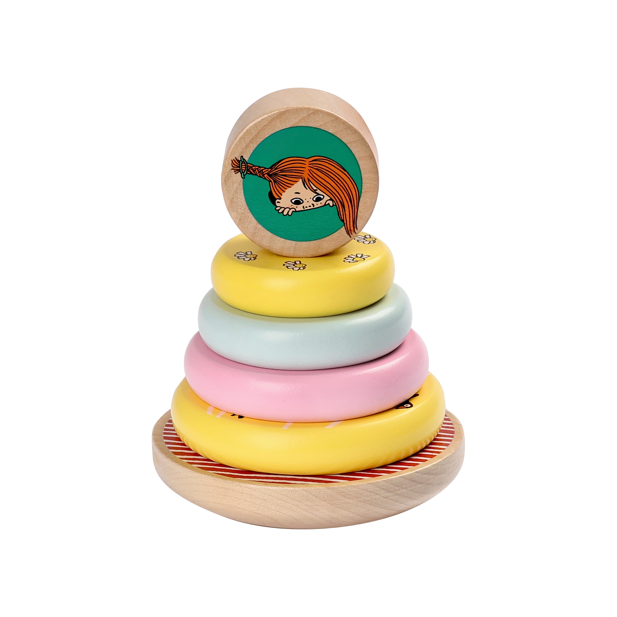 Pippi Stapelleksak Ringar 