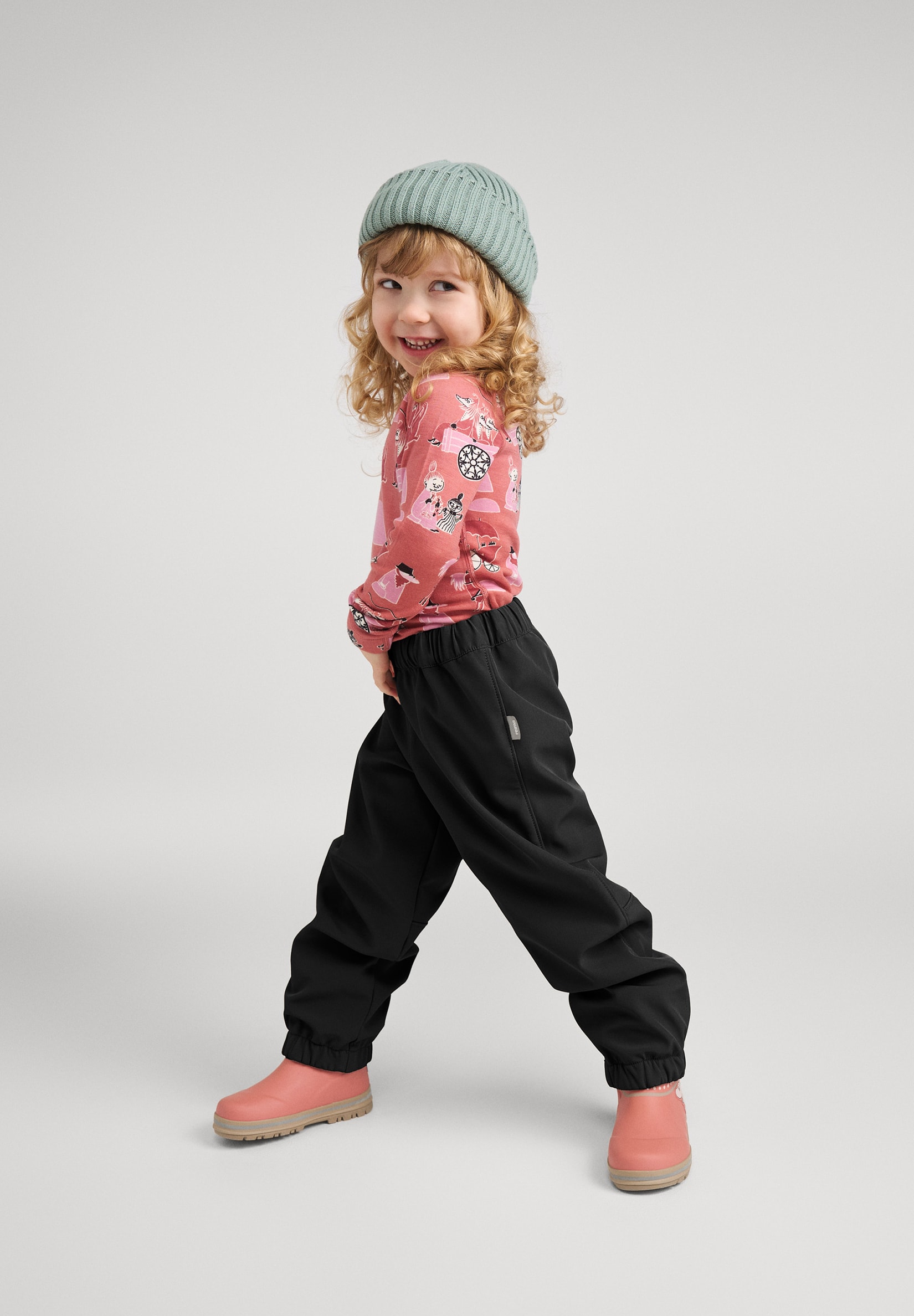 Oikotie Softshell Bukser Black