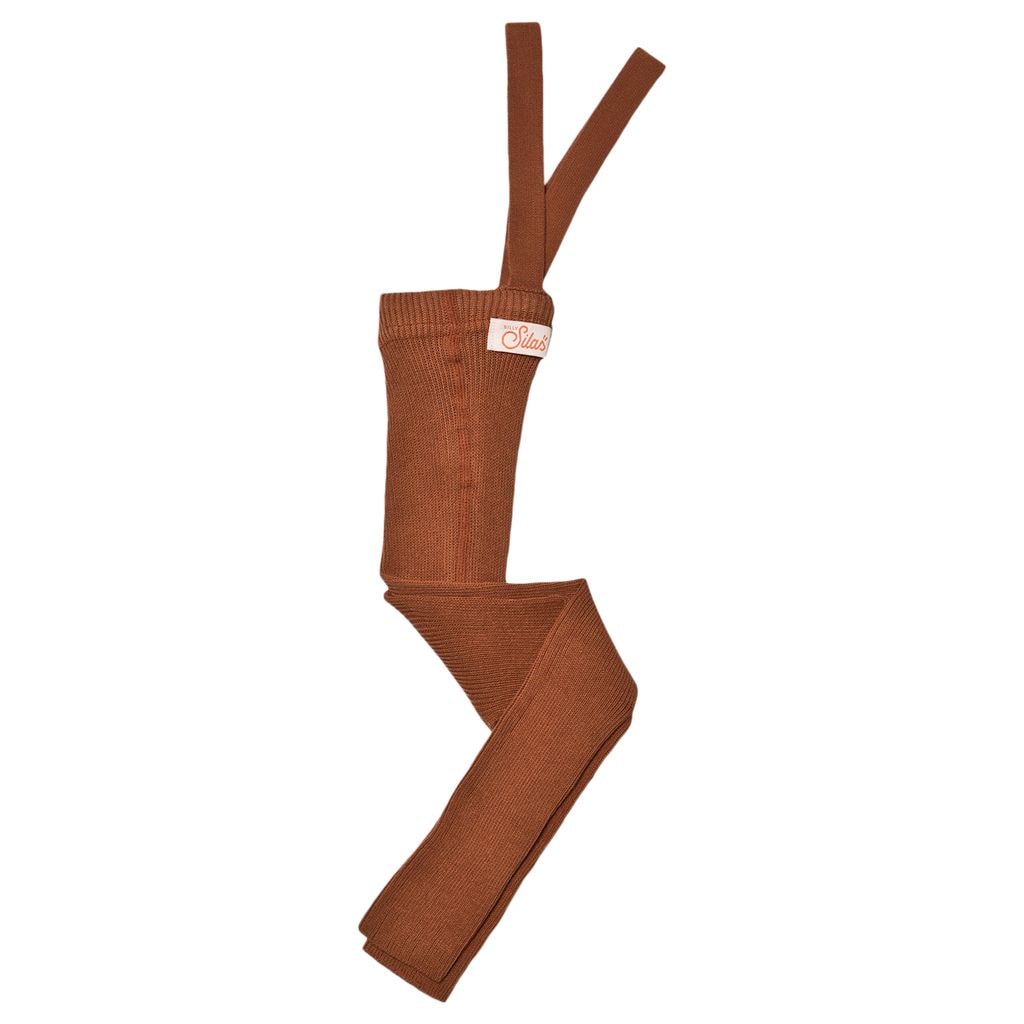 GOTS Footless tights Cinnamon