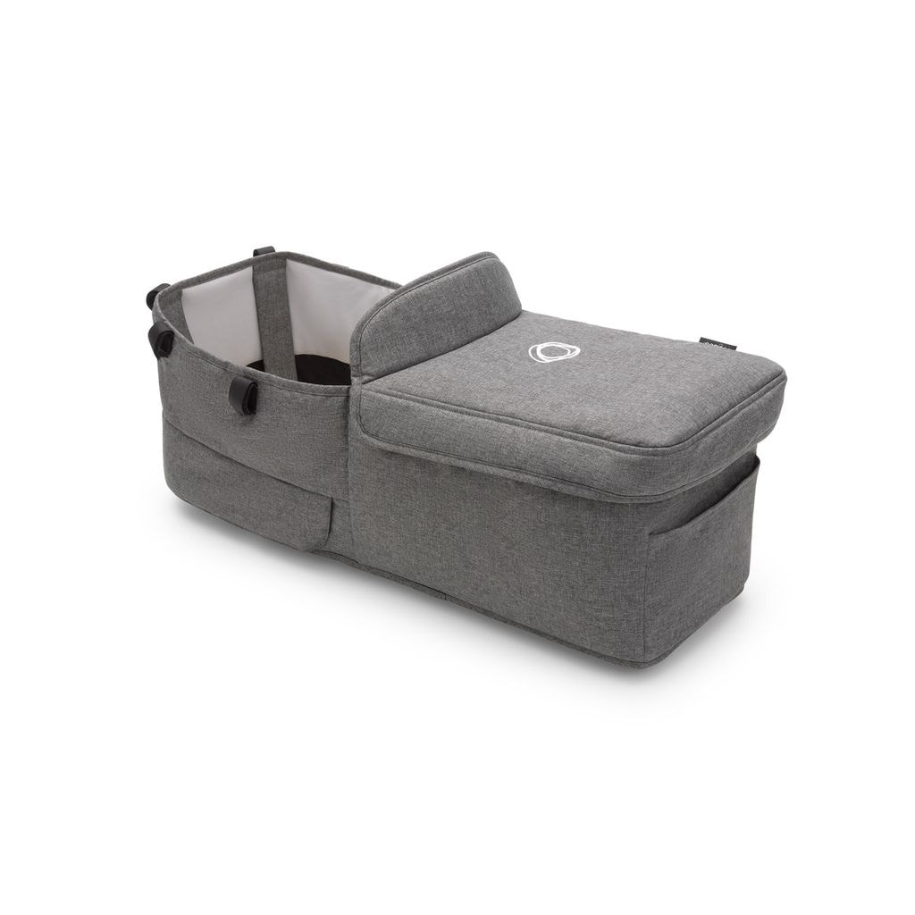 Donkey 5 Complete Carrycot Fabrics Grey Mélange
