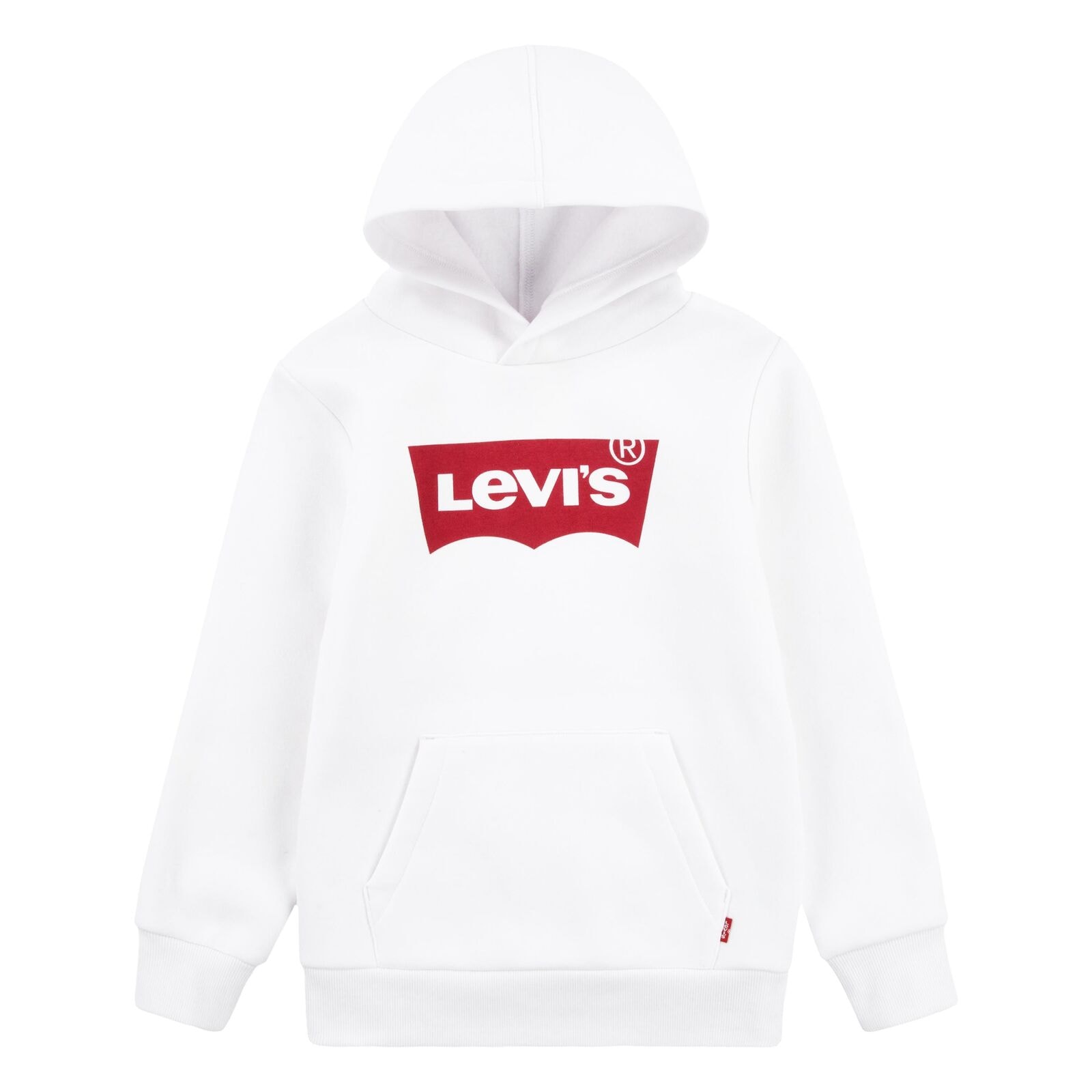 Lvb Batwing Screenprint Hoodie White 