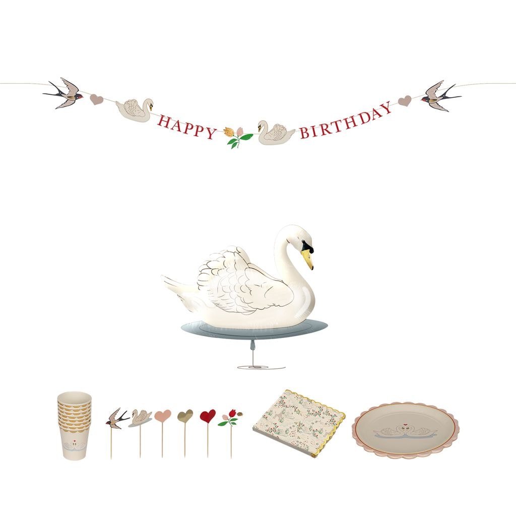 Party Decorations With Swans