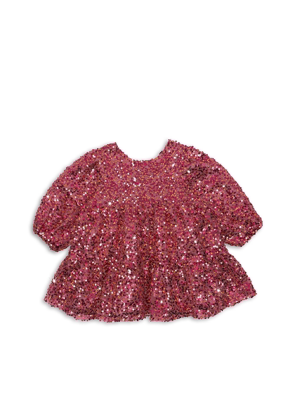 Lila Sequins Bow Dress Sparkling Sangria
