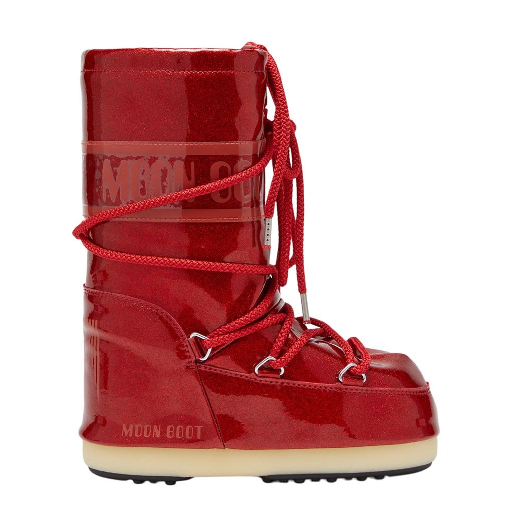 Icon Glitter Snow Boots Red