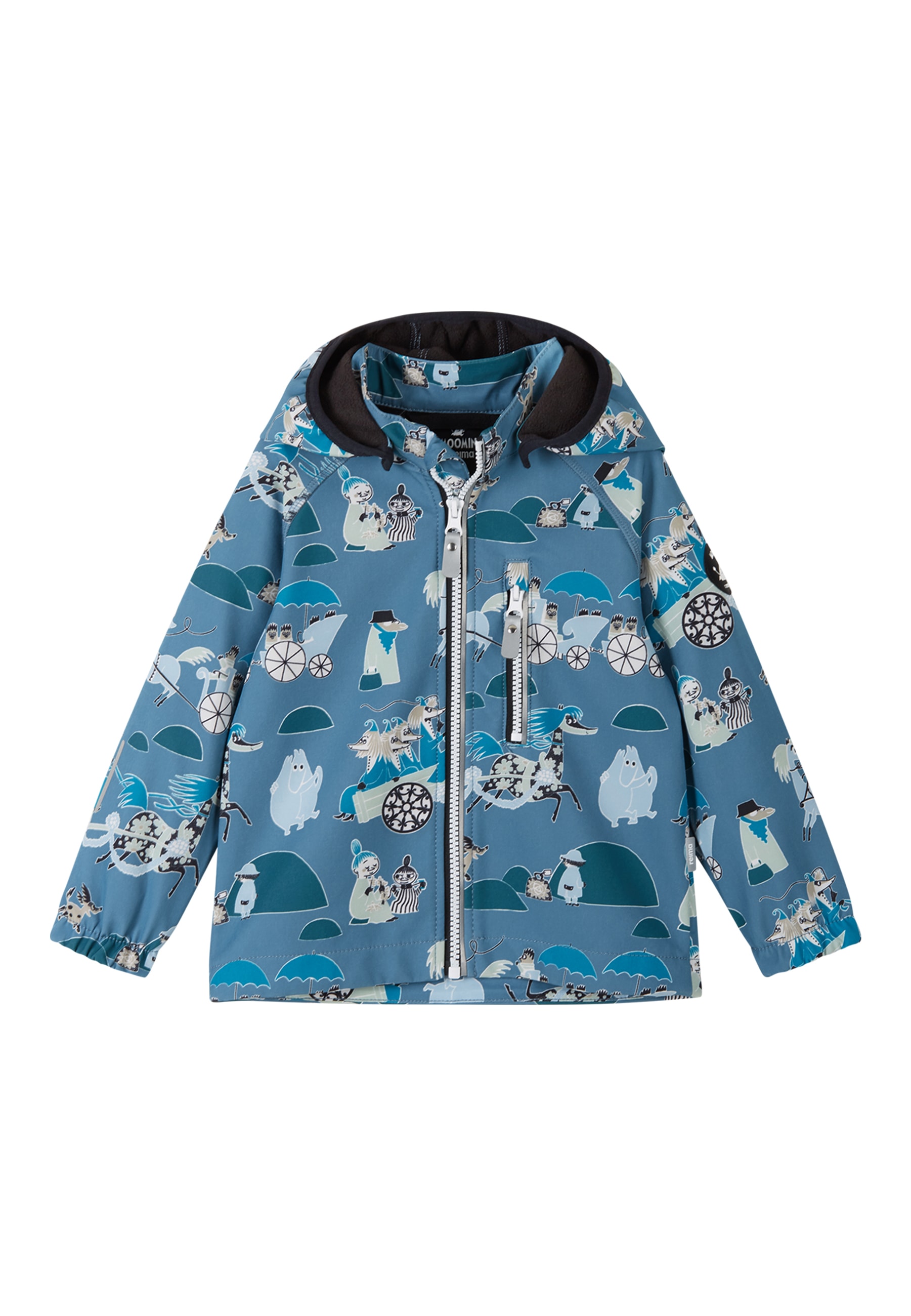 Moomin Vantti Softshell Jakke Blue Ocean