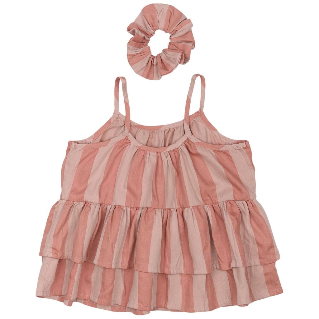 Ofelia Topp Old Rose Striped