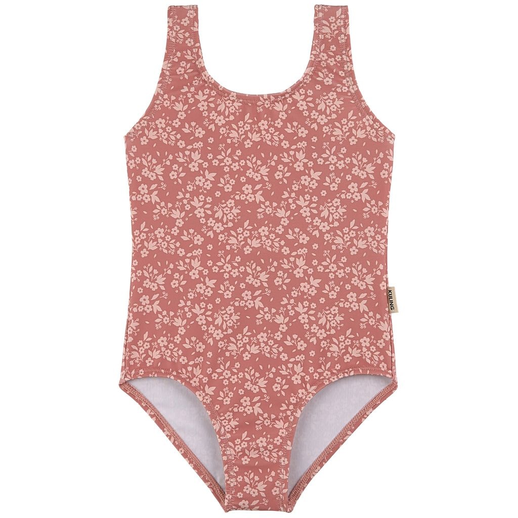 Milos Blomstret Badedrakt Desert Pink