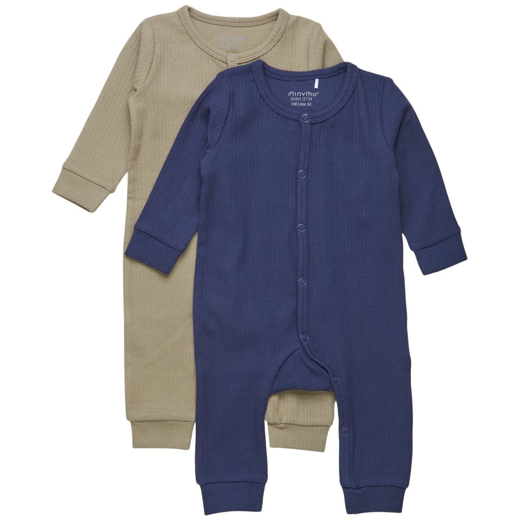2-Pack Bodysuits Marinblå
